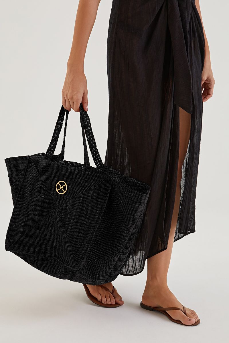 RAFFIA PYRAMID BAG - Image 2